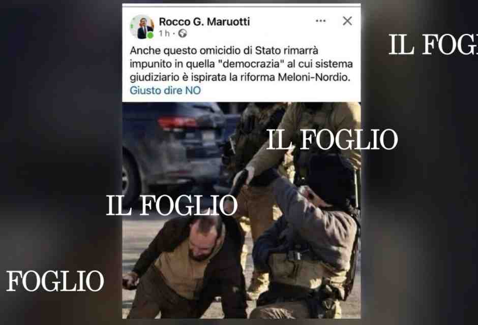 Il post choc del segretario Anm: con la riforma Nordio omicidi di stato impuniti come negli Usa