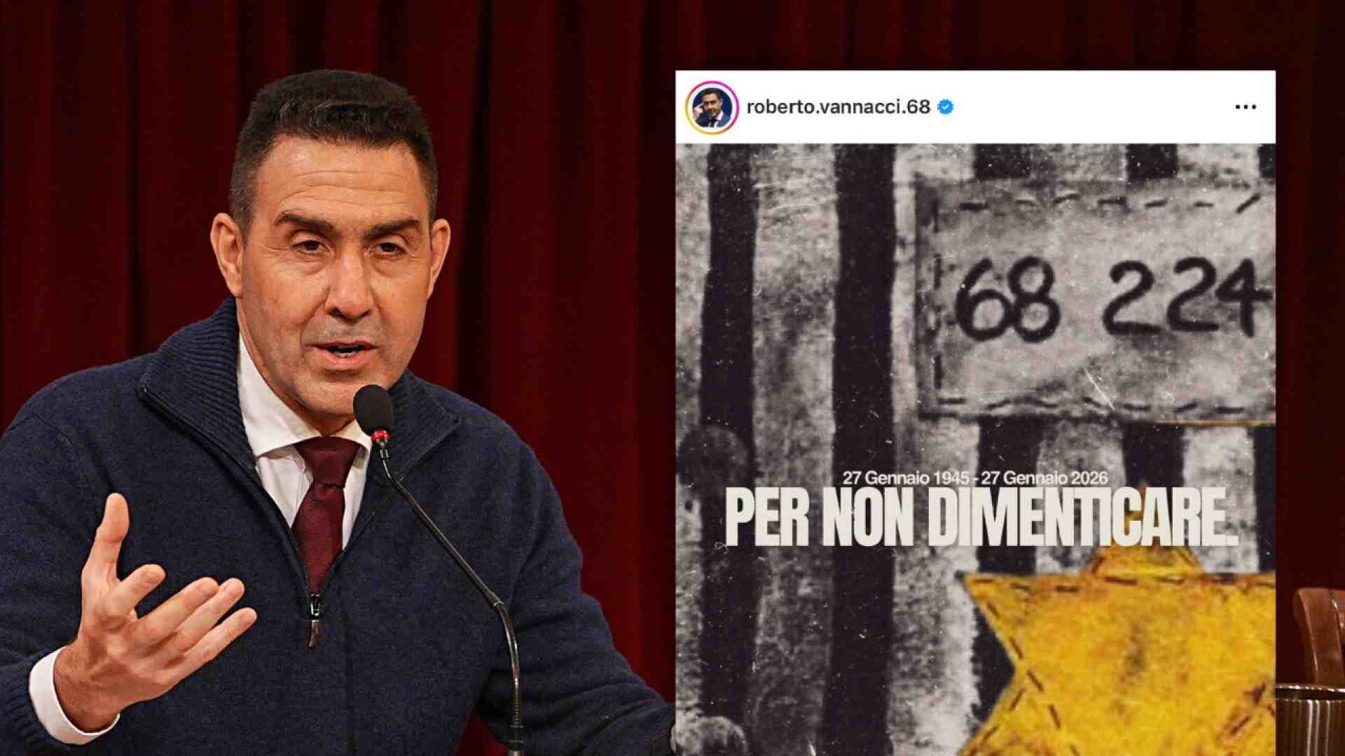 Vannacci ricorda le vittime dell'Olocausto, i suoi follower lo attaccano: "Generale...che delusione"