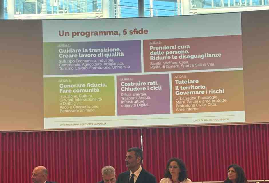 Decaro riporta in auge la slidecrazia di renziana memoria