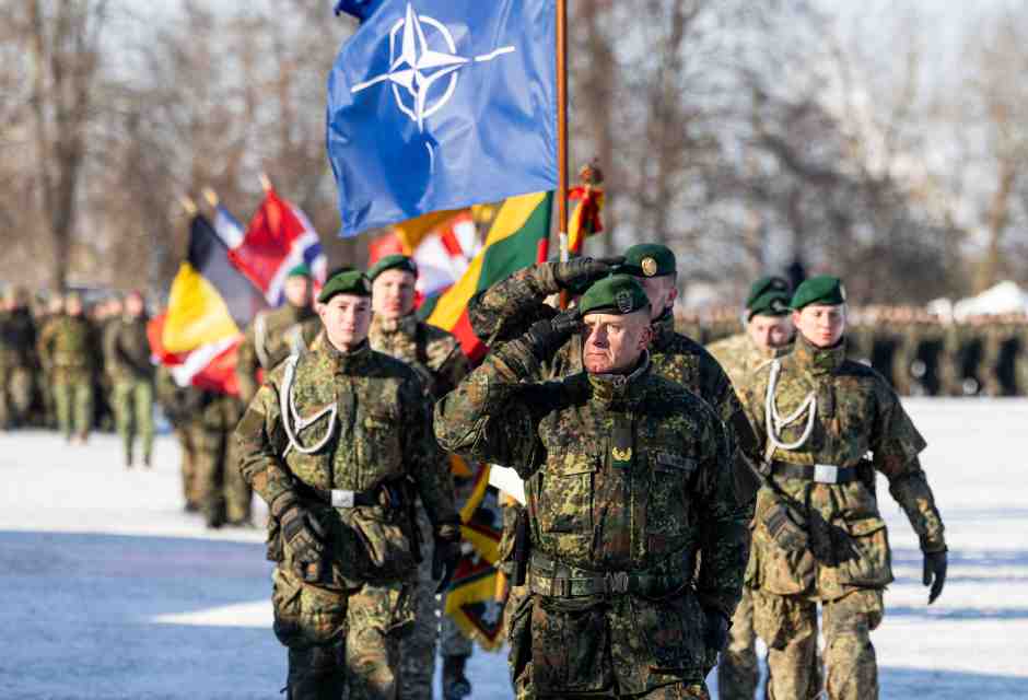 Le truppe Nato a Kaunas e il messaggio a est