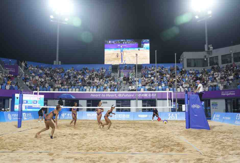Così il beach volley è diventato uno spot pro Cina