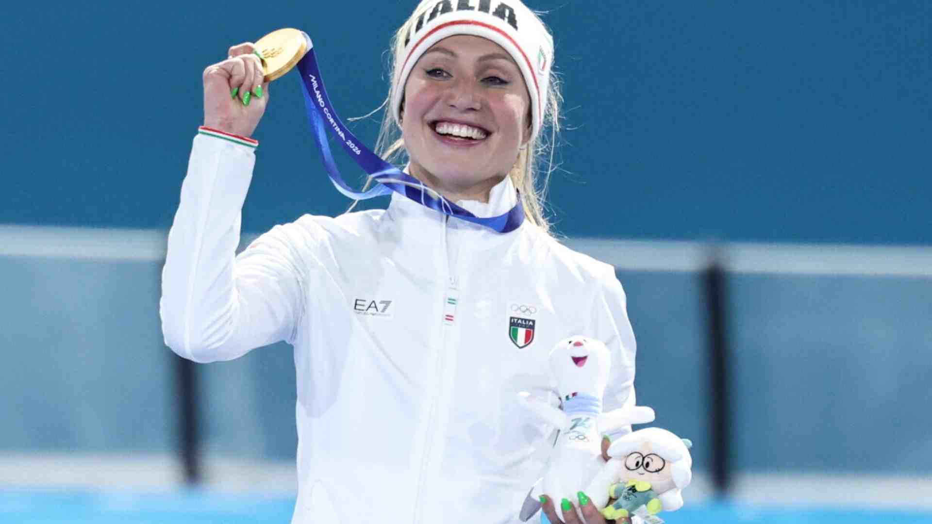 Francesca Lollobrigida e il compleanno d’oro sul ghiaccio di Milano-Cortina 2026