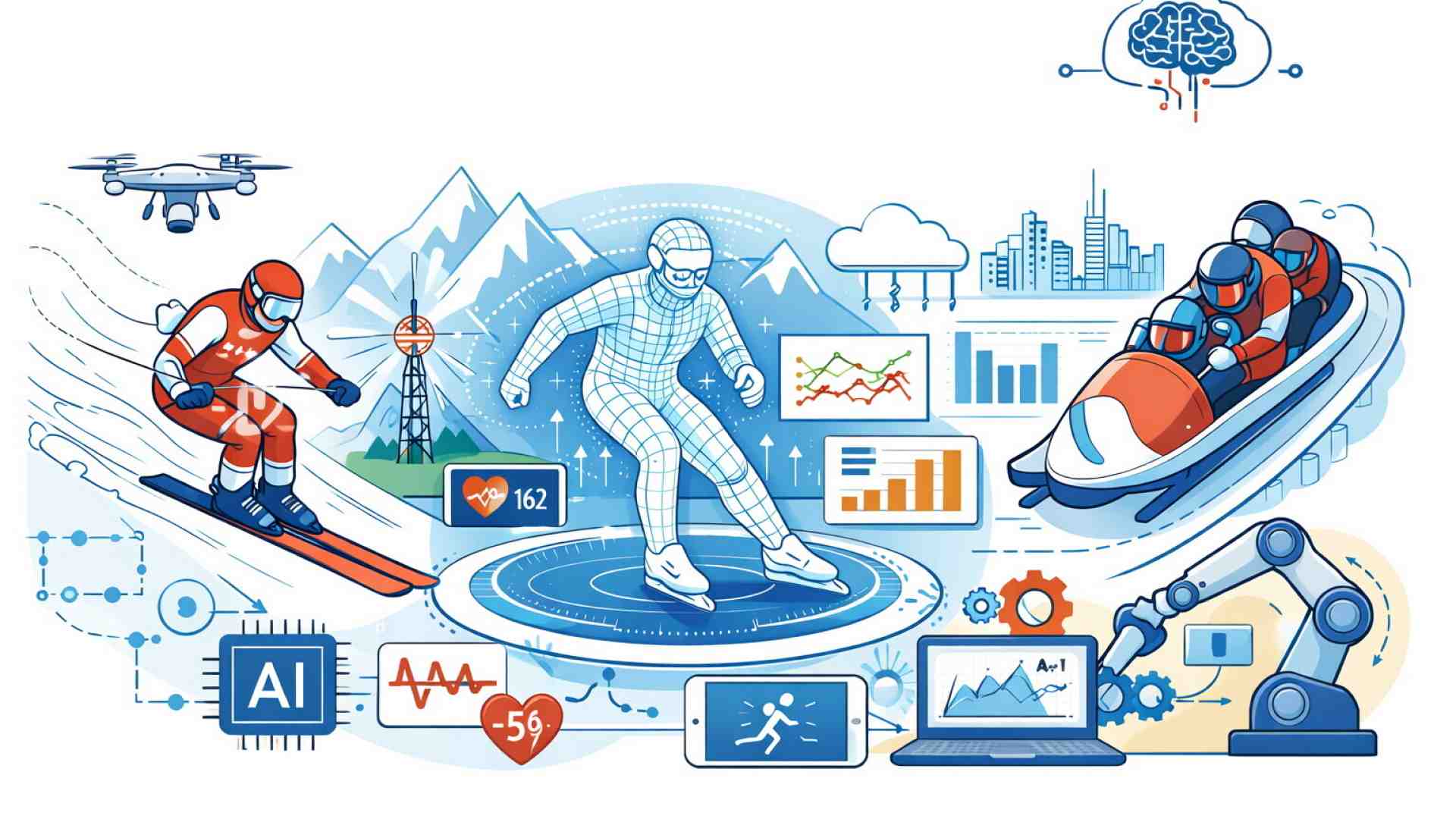 Sensori, algoritmi, gemelli digitali. L’Olimpiade invisibile