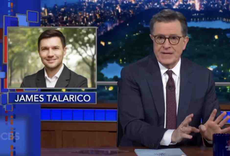Perché al "Late Show" di Colbert non è andata in onda l'intervista a James Talarico