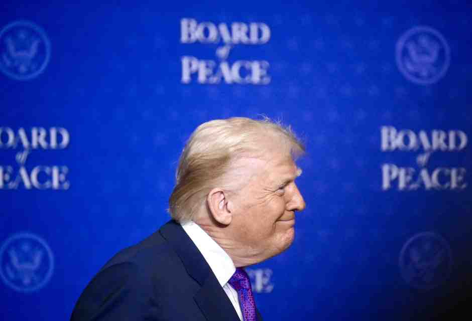 Il Board of peace è la tenda della pace di Trump