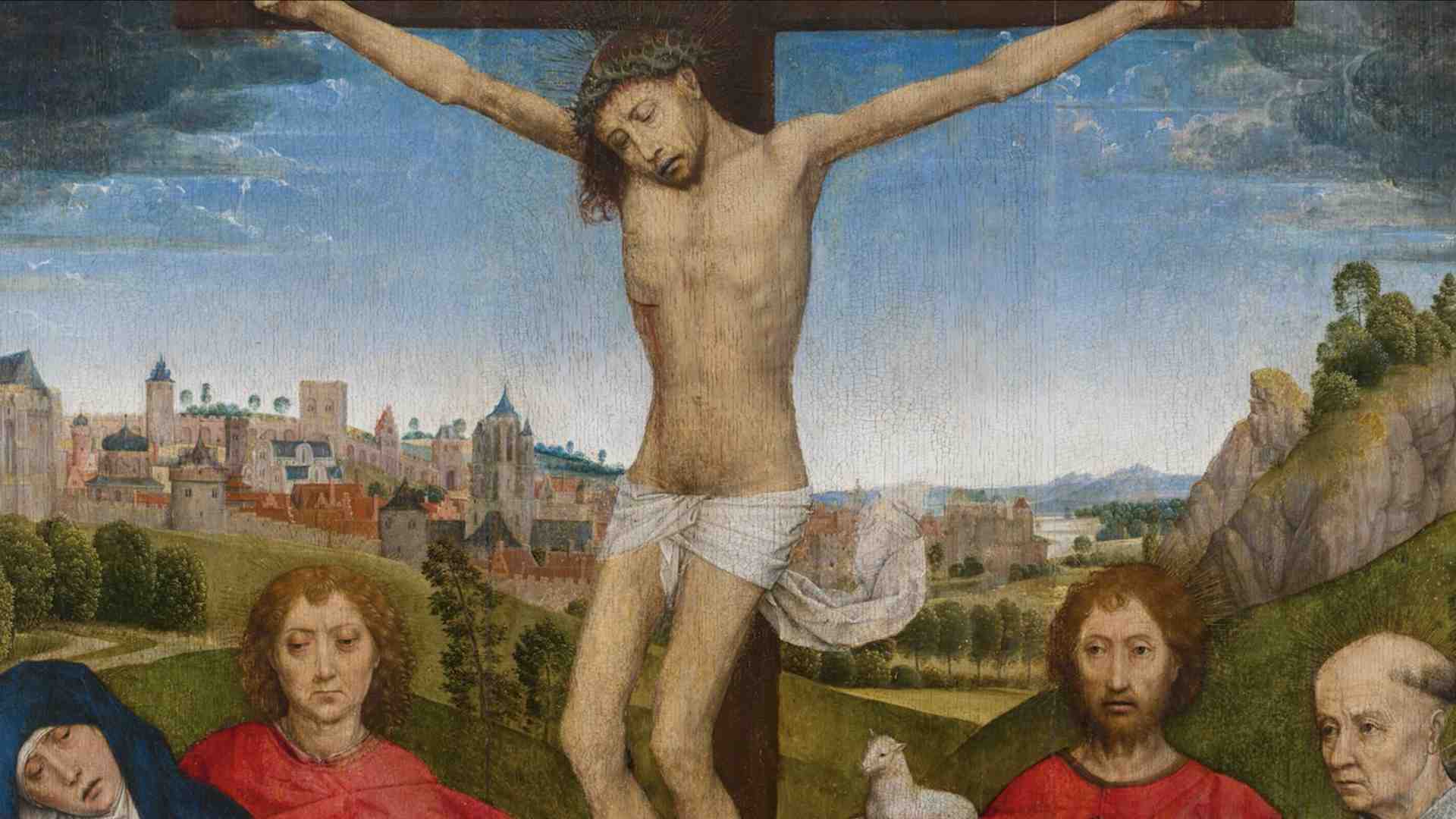 La “Crocifissione” di Hans Memling al Diocesano dialoga con quattro artisti