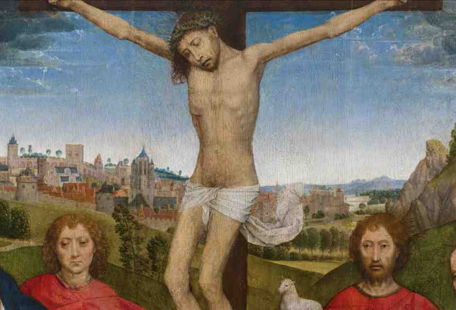 La “Crocifissione” di Hans Memling al Diocesano dialoga con quattro artisti