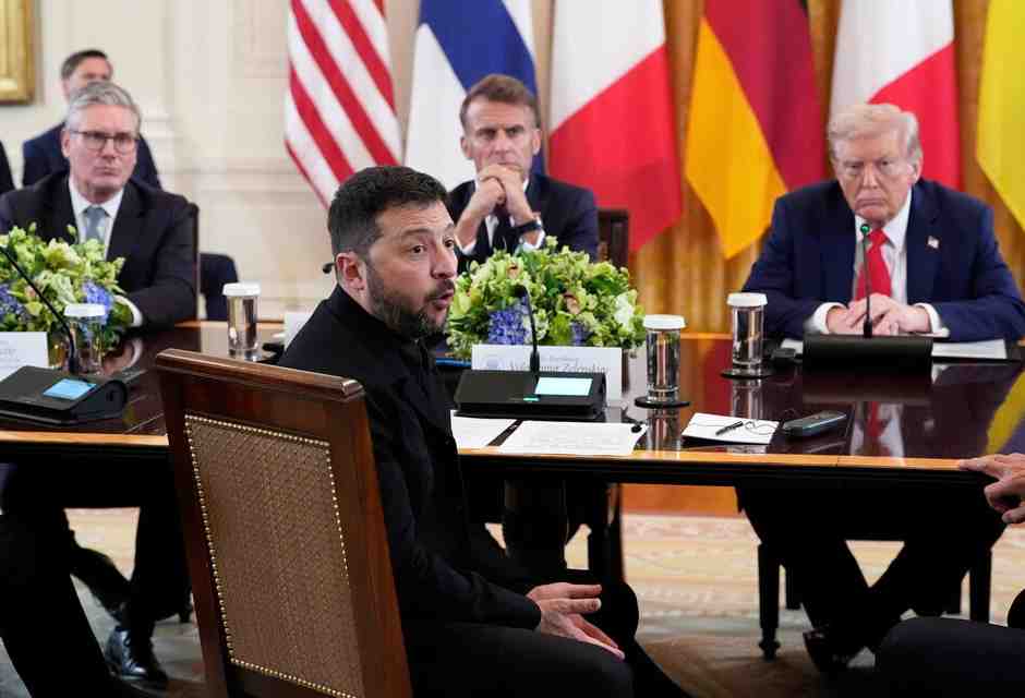 A Kyiv l’immagine del disimpegno dei trumpiani, che fomentano le forze antiucraine in Europa