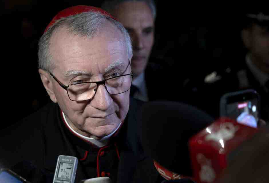 Eh no, Parolin. Le gru sono solo a Teheran