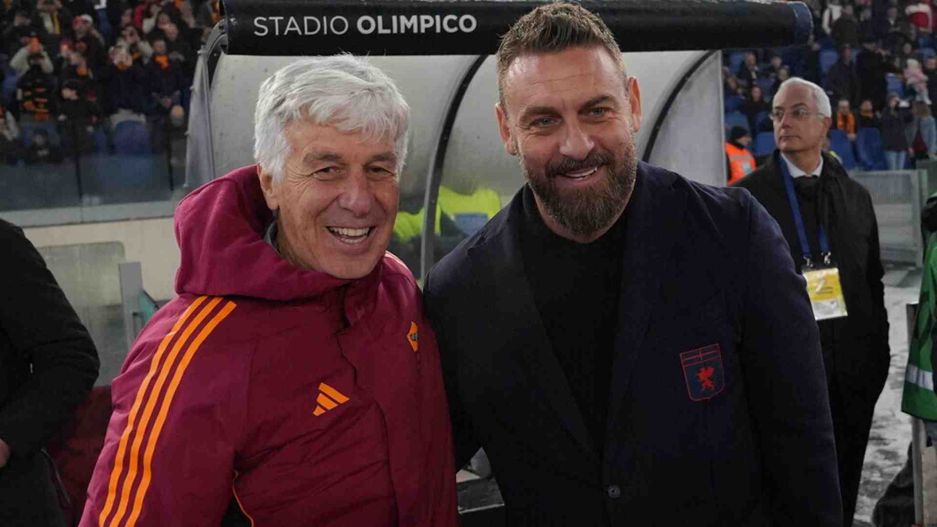 Genoa-Roma è la partita dei ricordi per De Rossi e Gasperini