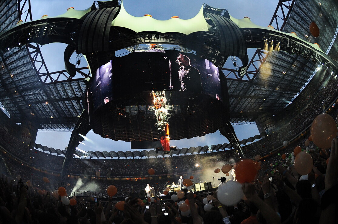 2009, concerto U2 a San Siro (Getty)