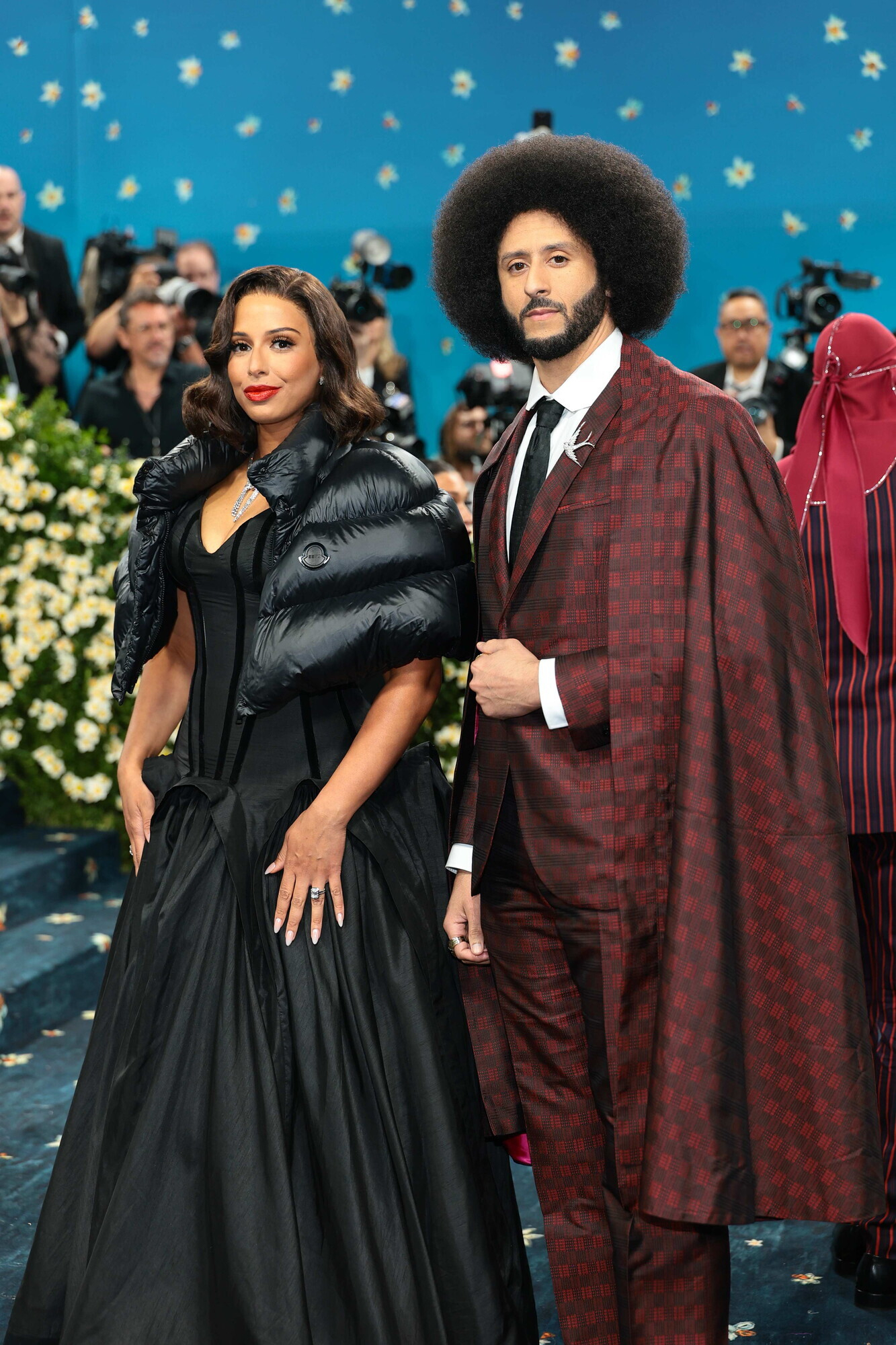 Nessa Diab &amp; Colin Kaepernick (Moncler/Gettyimages)