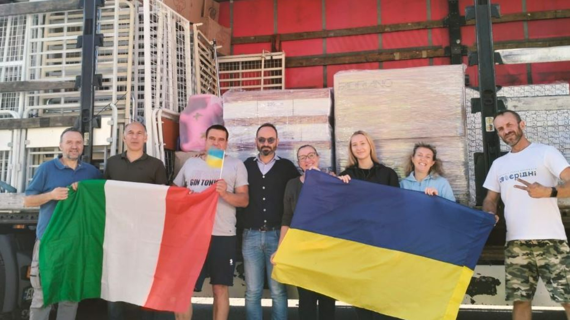Dalle Marche all’Ucraina un fiume di aiuti umanitari. E di affetto reciproco